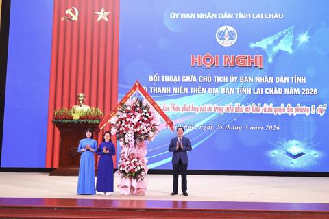 Hội nghị đối thoại trực tuyến giữa Chủ tịch UBND tỉnh Lai Châu với thanh niên năm 2026