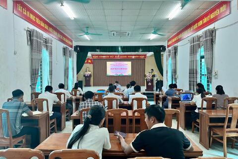 Họp Ban Chỉ đạo triển khai thực hiện khám sức khỏe miễn phí cho Nhân dân trên địa bàn xã Bum Nưa