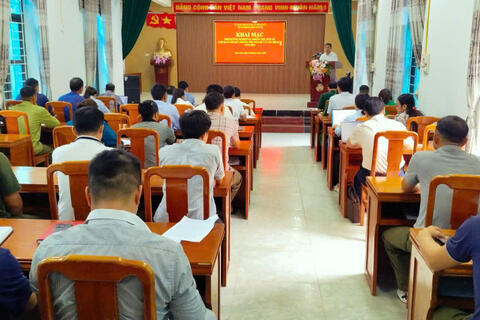 XÃ BUM NƯA TỔ CHỨC HỘI NGHỊ BỒI DƯỠNG NGHIỆP VỤ PHÒNG THỦ DÂN SỰ CHO BAN CHỈ HUY PHÒNG THỦ DÂN SỰ XÃ VÀ CÁN BỘ BẢN NĂM 2026