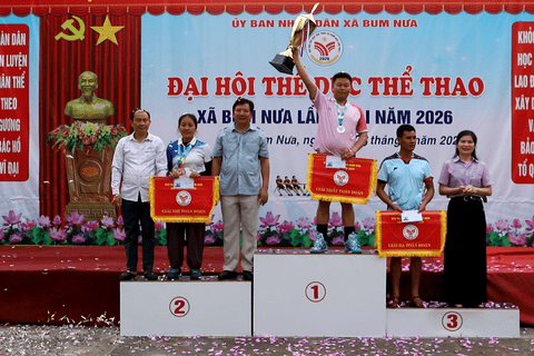 BẾ MẠC ĐẠI HỘI THỂ DỤC THỂ THAO XÃ BUM NƯA LẦN THỨ I, NĂM 2026